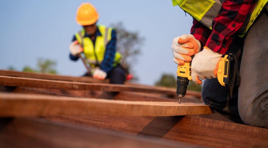 Professional New roof installation in Hunters, WA